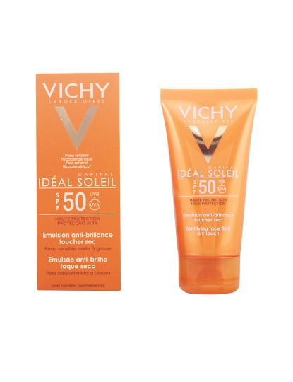 imagem de Idéal Soleil Emulsão Anti-Brillance Toucher Sec Spf50 50 Ml 1