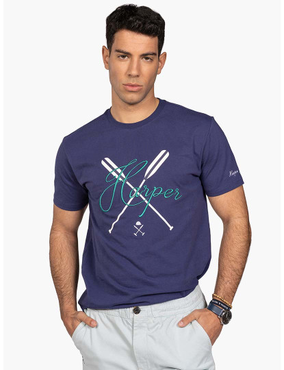 imagem de T-Shirt Saint Paul Homem Azul Navy1