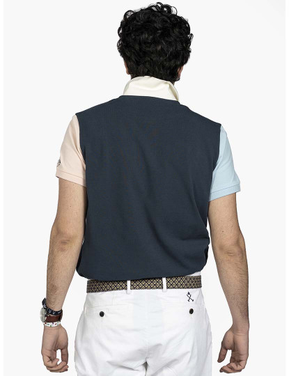 imagem de Pólo Preppy Homem Azul Escuro1