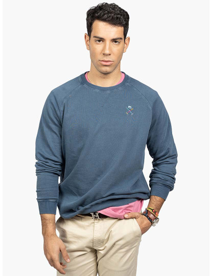 imagem de Sweatshirt Ayram Homem Denim Escuro1