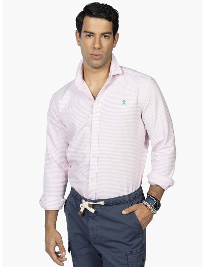 imagem de Camisa Villefranche Homem Rosa1