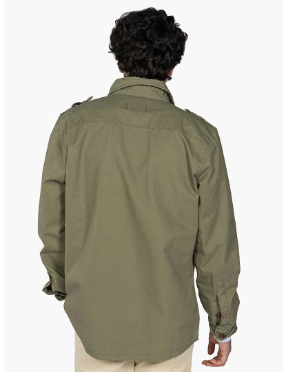 imagem de Sobrecamisa Militar Homem Verde Militar1