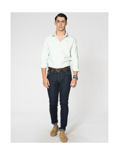 imagem de Camisa Loring Oxford Homem Verde3