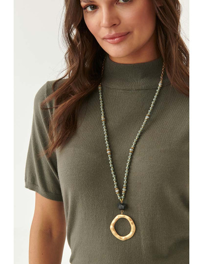 imagem de Vestido Senhora Aksoni khaki1