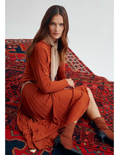 imagem de Vestido Senhora Oksi Laranja1