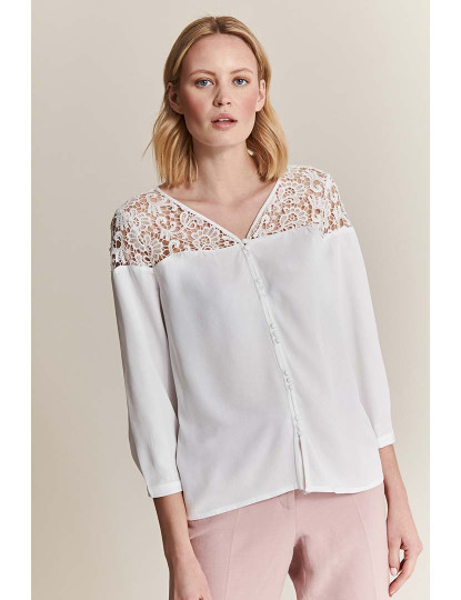 imagem de Blusa Senhora Teka Branco1