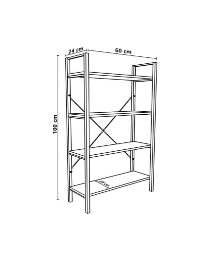 imagem de Estante Mina Noz Preto4