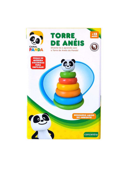 imagem de Panda Torre Aneis Madeira 1272861