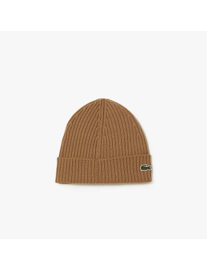imagem de Gorro em lã canelada Homem Leafy1