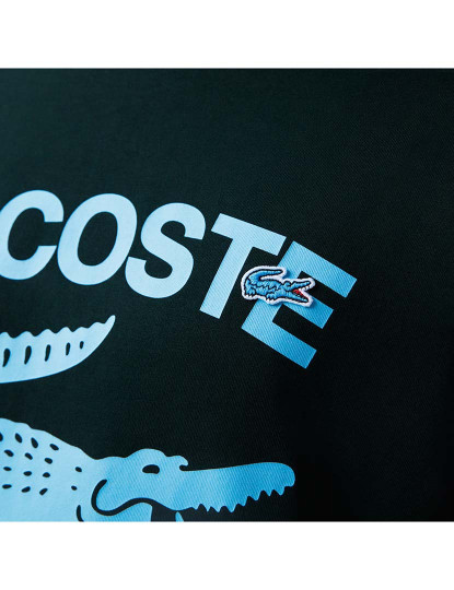 imagem de T-Shirt com corte descontraído e crocodilo Homem Sinople5