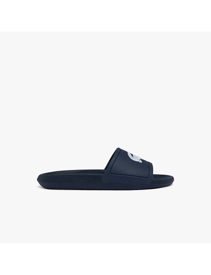 imagem de Chinelos masculinos de material sintético Croco Homem Azul Navy e Branco1