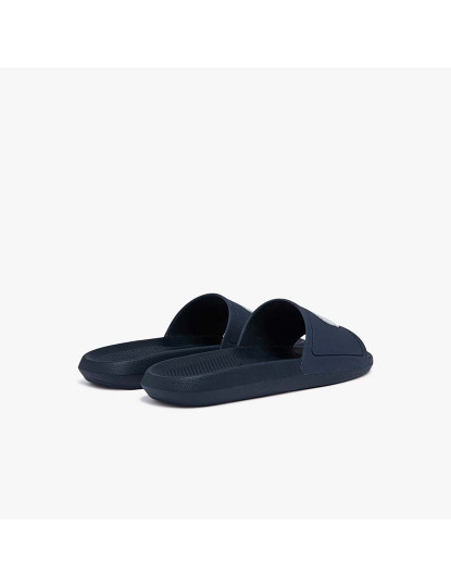 imagem de Chinelos masculinos de material sintético Croco Homem Azul Navy e Branco3
