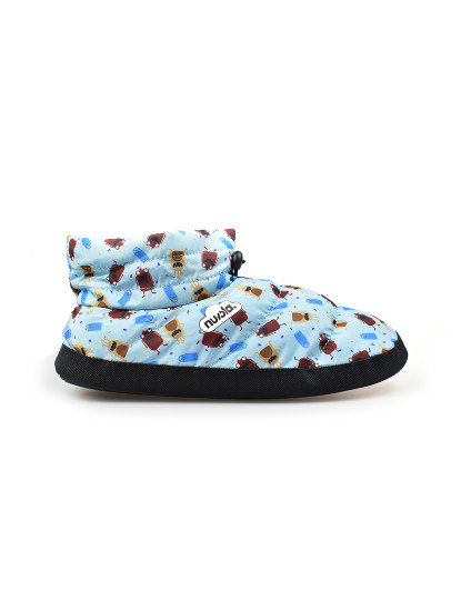 imagem de Botas Pantufas Printed 21 Mostro Unissexo Azul Claro1