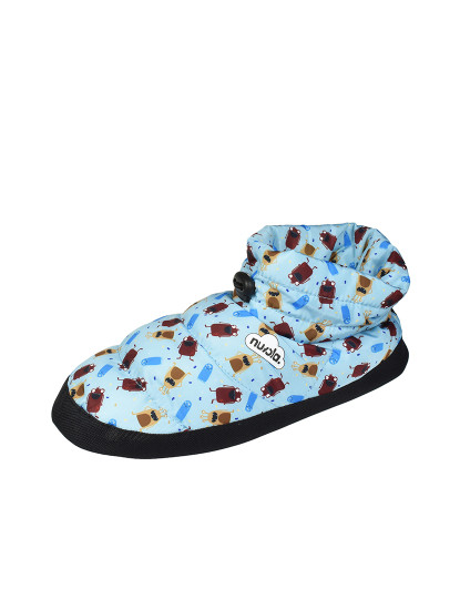 imagem de Botas Pantufas Printed 21 Mostro Unissexo Azul Claro7