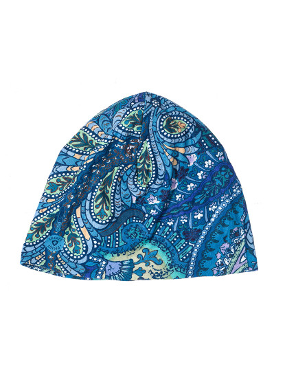 imagem de Gorro Azul -azul Estampado1