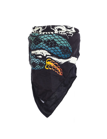 imagem de Bandana Preto Estampado2