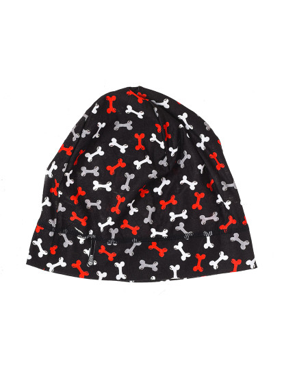 imagem de Gorro Preto Estampado3