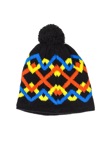 imagem de Gorro Preto Estampado3