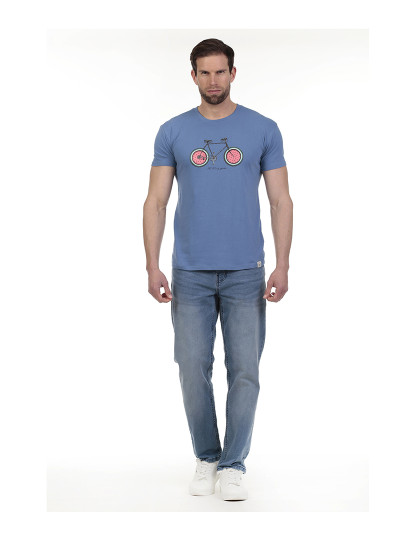 imagem de T-Shirt Homem Azul4