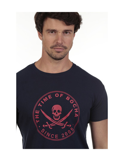 imagem de T-Shirt Homem Azul3