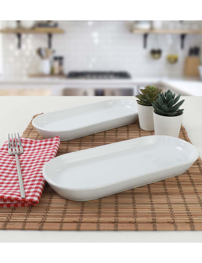 imagem de Conjunto Travessas 2 peças Branco1