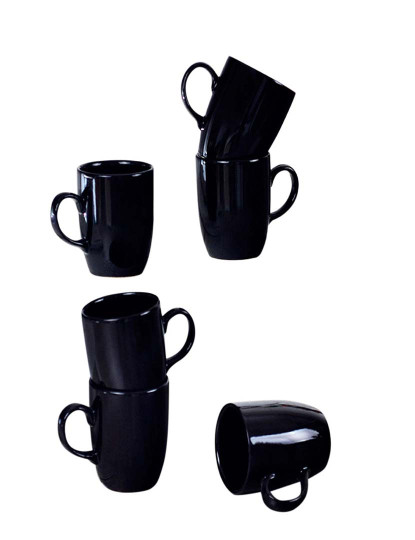 imagem de Conjunto Canecas 6 peças Preto2