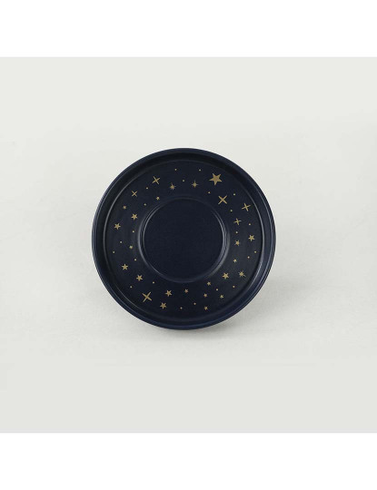 imagem de Conjunto Chávena de Chá 12 Peças Azul Navy Dourado5