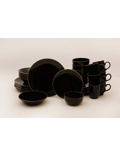 imagem de Serviço Jantar 30 Peças Preto6