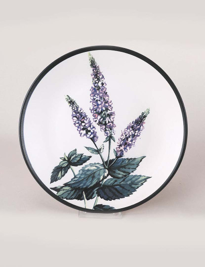 imagem de Serviço Pratos 6 peças Branco Verde Roxo Preto8