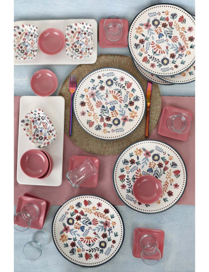 imagem de Conjunto Pequeno Almoço 30 peças Multicor2