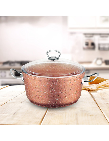 imagem de Panela Rosa Dourado 26Cm1