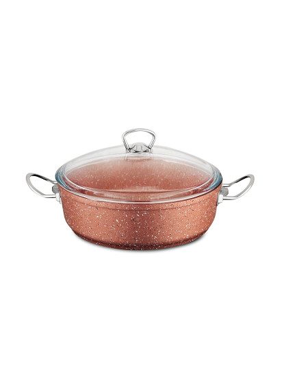 imagem de Panela Rosa Dourado 26Cm2