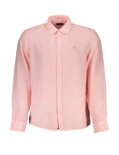 imagem de Camisa M. Comprida Homem Riscas Rosa1