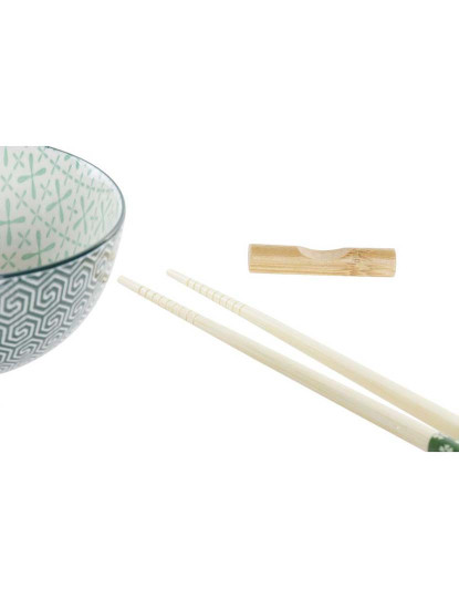 imagem de Conjunto Sushi 6 Peças Bambu Verde 4
