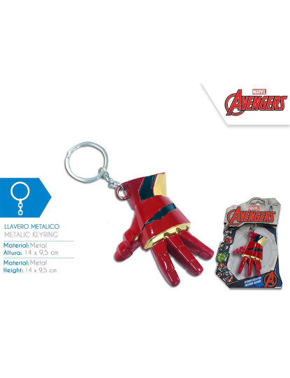 imagem de Porta Chaves Mão Iron Man5