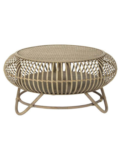 imagem de Mesa Café Rattan Natural 1