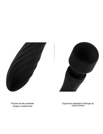 imagem de Vibrador Wand - Ponto G - 20 programas - Preto5