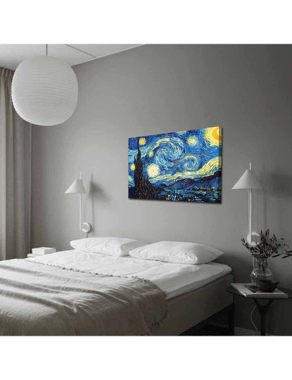 imagem de Pintura em tela A Noite Estrelada Vincent Van Gogh 2