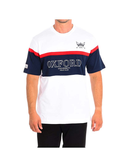 imagem de T-Shirt Homem Branco e Azul Navy1