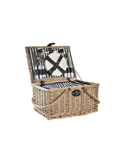 imagem de Cesta Picnic 24Pcs Vime 4 Serviços1