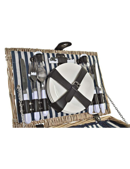 imagem de Cesta Picnic 24Pcs Vime 4 Serviços2