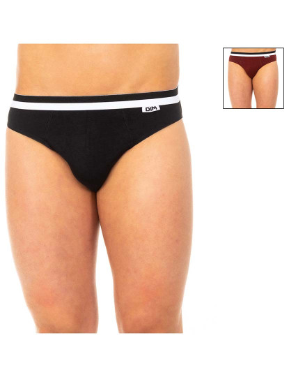 imagem de Pack 2 Slips Homem Preto e Castanho2