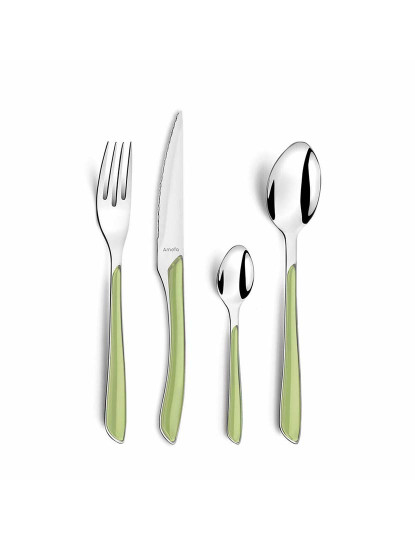 imagem de Faqueiro Amefa Eclat Verde Metal (24 pcs)2