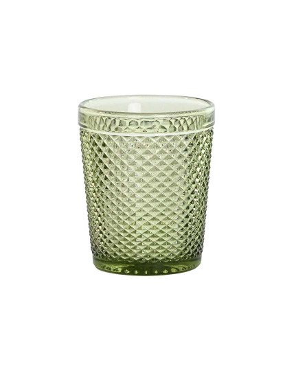 imagem de Conjunto de Copos Decor Verde Cristal Com relevo 240 ml 6 un2