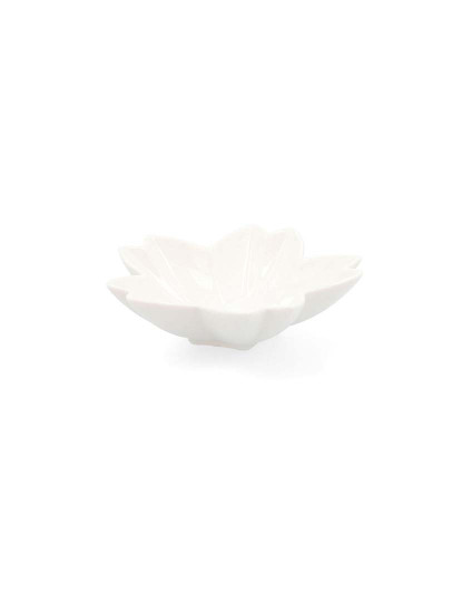 imagem de bandeja de aperitivos Select Flor Cerâmica Branco 6 Unidades Pack 6x2