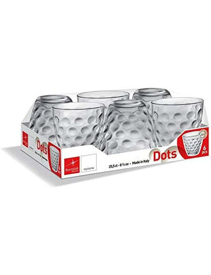 imagem de Conjunto de Copos Dots 6 un Vidro 250 ml3