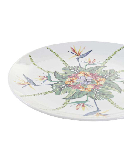 imagem de Conjunto de Louça  Decor Branco Multicolor Porcelana Tropical 18 Peças3