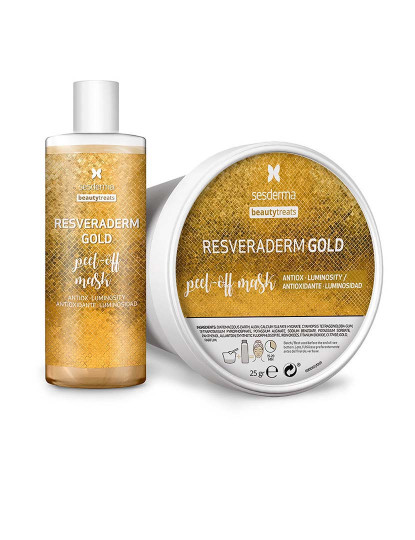 imagem de Máscara De Descascar Beauty Treats Resveraderm Gold  25 Gr + 75 Ml1