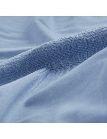 imagem de Conjunto de lençóis de algodão Jersey Azul2