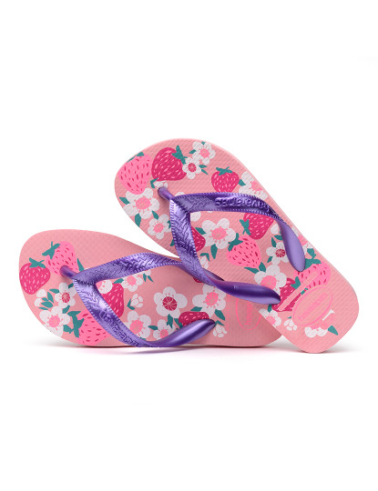 imagem de Havaianas Kids Flores Macaron Rosa 4